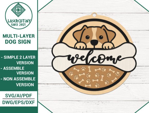 Download Multi-Layer Assemble Dog Sign Svg - Dog sign svg Collection