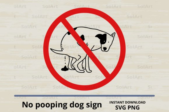 Download No Pooping Dog Sign SVG - Dog sign svg Collection