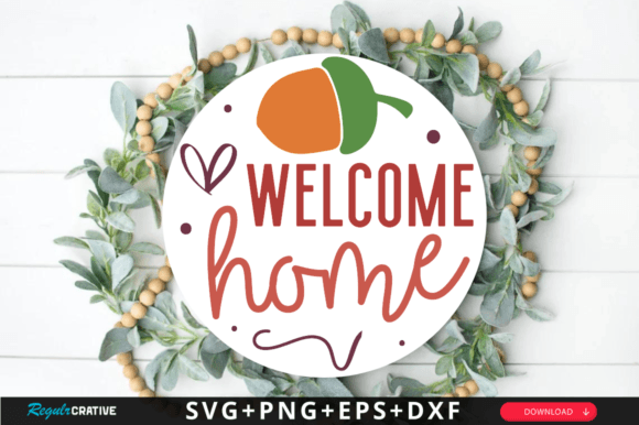 Download Welcome Home SVG Design - Premium Resources