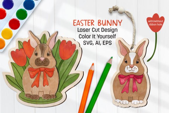 Download Easter Bunny Laser SVG Scoring Glowforge - Laser svg Collection