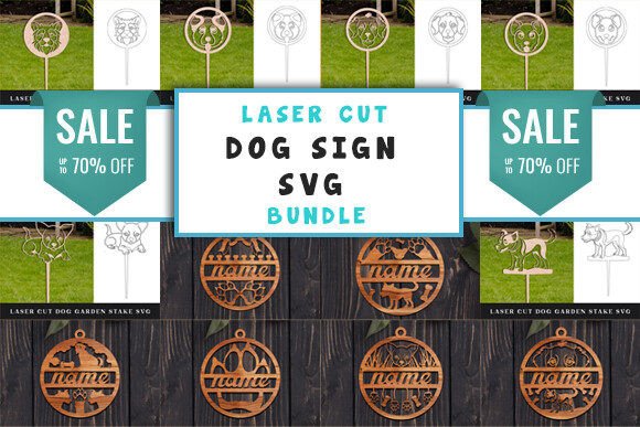 Download Laser Cut Dog Sign Svg Bundle - Dog sign svg Collection