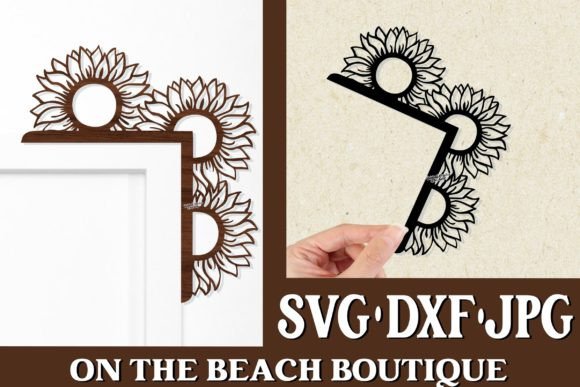Download Sunflower SVG Corner Laser SVG Door - Laser svg Collection